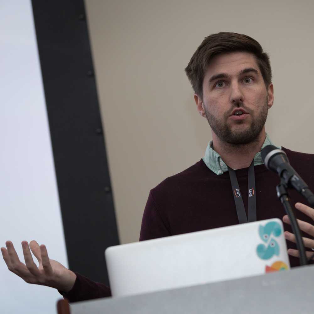 Danny speaking at All Things Open in 2018